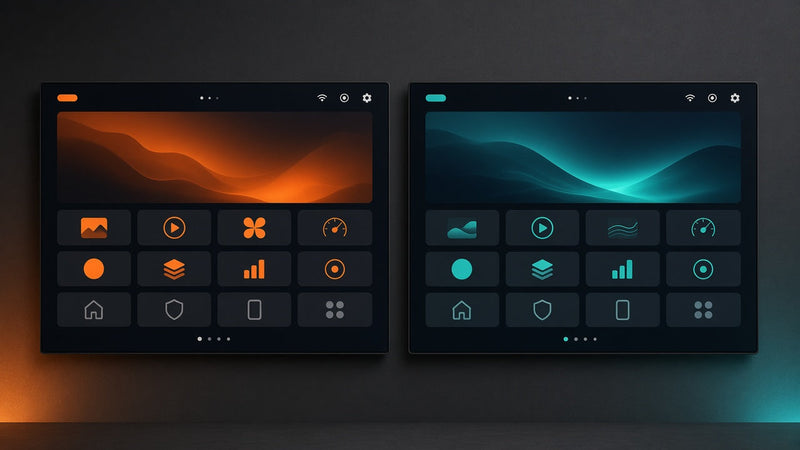 Two Fire TV home screens side by side representing Fire OS and Vega OS