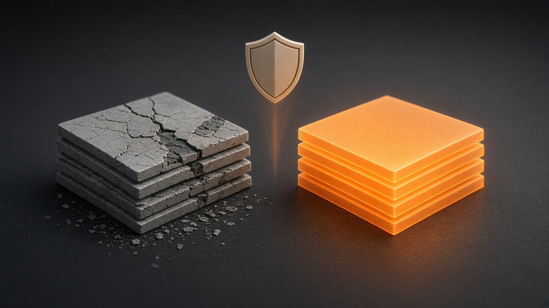 Myth vs fact cards about VPNs on a desk