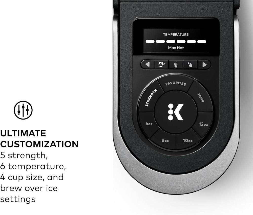 Keurig K-Supreme SMART Coffee Maker, MultiStream Technology, Brews 6-12oz Cup Sizes, Black