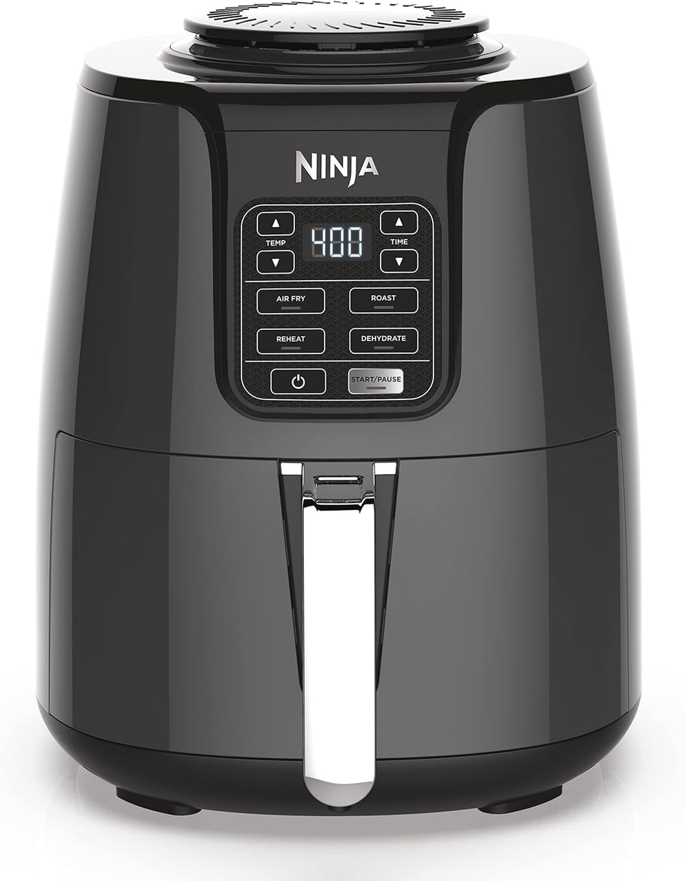 Ninja Air Fryer XL, 5.5 Qt. Capacity that can Air Fry, Air Roast, Bake, Reheat & Dehydrate, with Dishwasher Safe, Nonstick Basket & Crisper Plate and a Chef-Inspired Recipe Guide, Grey, AF150AMZ