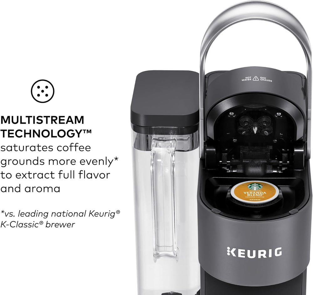Keurig K-Supreme SMART Coffee Maker, MultiStream Technology, Brews 6-12oz Cup Sizes, Black