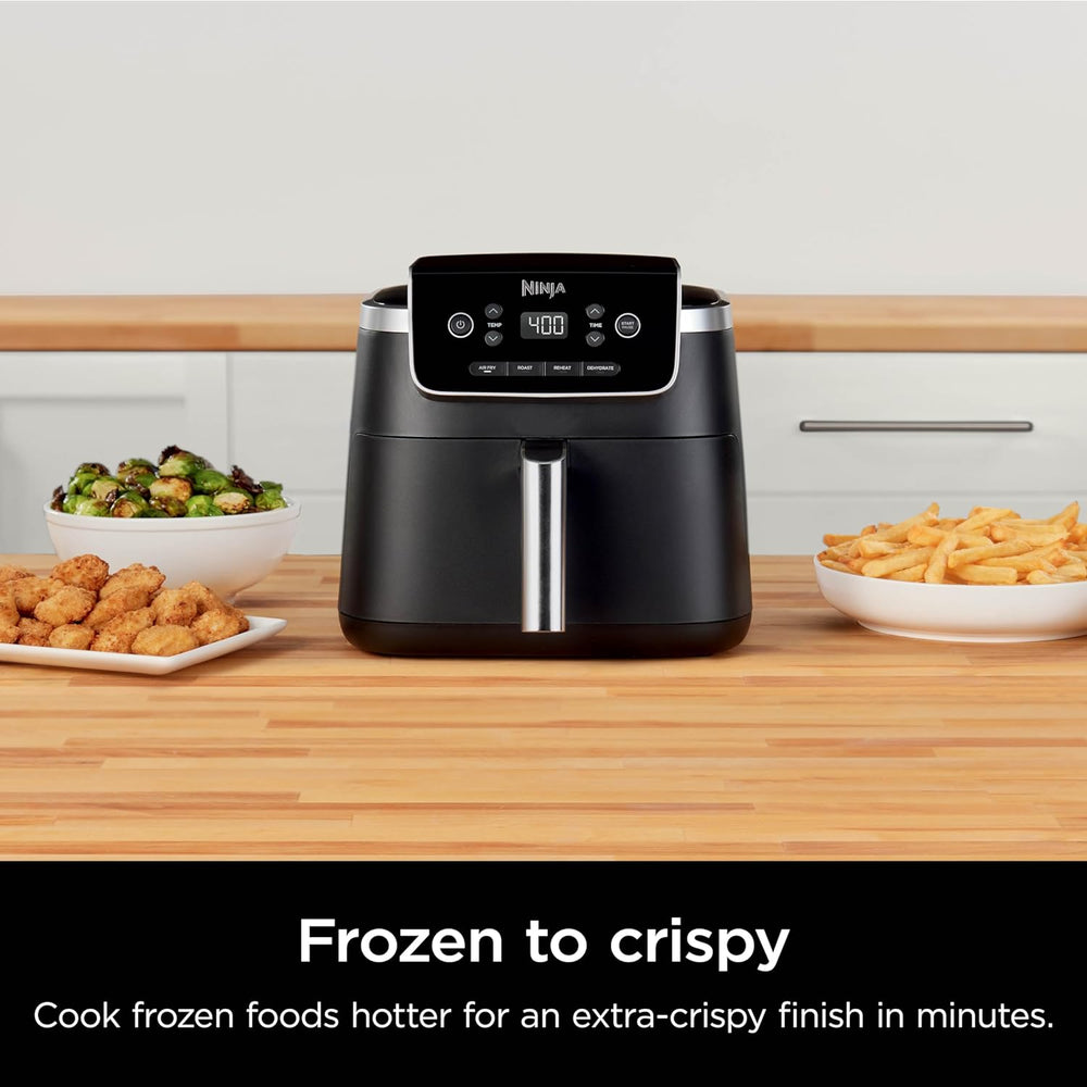 Ninja Air Fryer Pro XL 6-in-1 with 6.5 QT Capacity, Max Crisp, Air Fry, Air Roast, Bake, Reheat, Dehydrate, Max Crisp Technology with 450F, Nonstick Basket & Crisper Plate, Grey, AF181