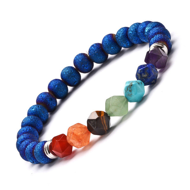 Men Bracelet for Men Women  Natural Stone Beaded  Chakra Yoga  Bracelet Universe  Solar System Planets Bracelets Charm Jewelry