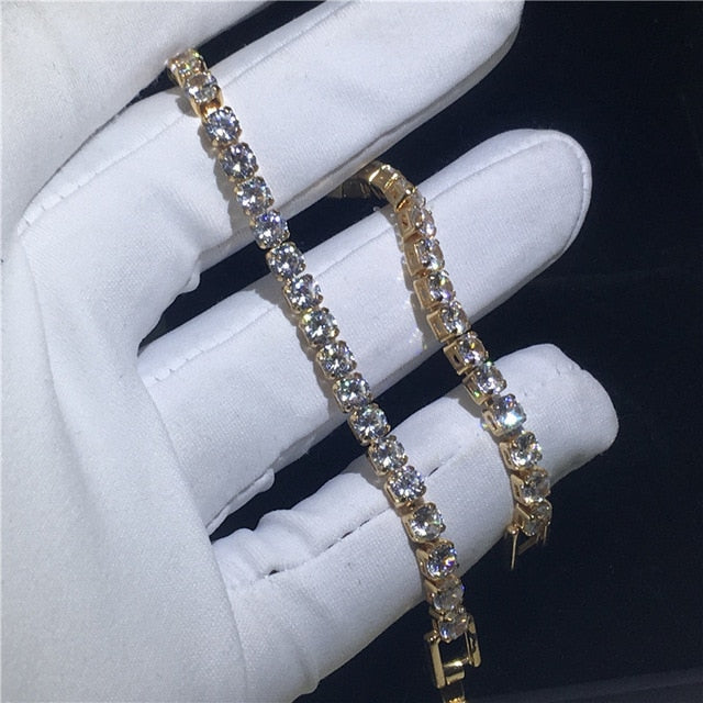 29 Styles Fashion Tennis bracelet White Gold Filled Pave AAAAA Cz stone Statement Party Wedding bracelets for women men Jewelry